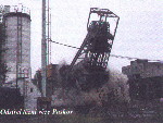 odstřel těžní věže Paskov 2