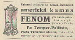 Americká kamna Fenom, Fa. Temper - Pelikán