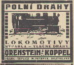 Polní dráhy, lokomotivy, rýpadla, vlečné dráhy, Orenstein a Koppel, spol. s r. o.