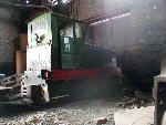 pvodn lokomotiva DH 120 ped opravou